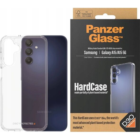 PanzerGlass PanzerGlass HardCase Sam A15 / A15 5G D3O 3xMilitary grade transparent 0463