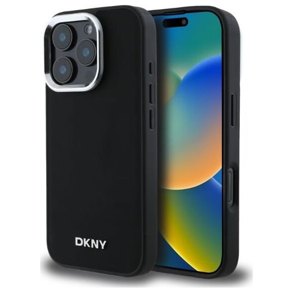 DKNY DKNY DKHMP14XPSCMCLK iPhone 14 Pro Max 6.7" czarny/black hardcase Plain Logo MagSafe