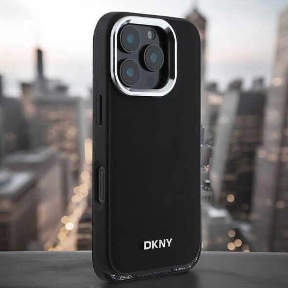 DKNY DKNY DKHMP15XPSCMCLK iPhone 15 Pro Max 6.7" czarny/black hardcase Plain Logo MagSafe