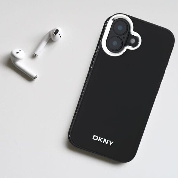 DKNY DKNY DKHMP15SPSCMCLK iPhone 15 6.1" czarny/black hardcase Plain Logo MagSafe