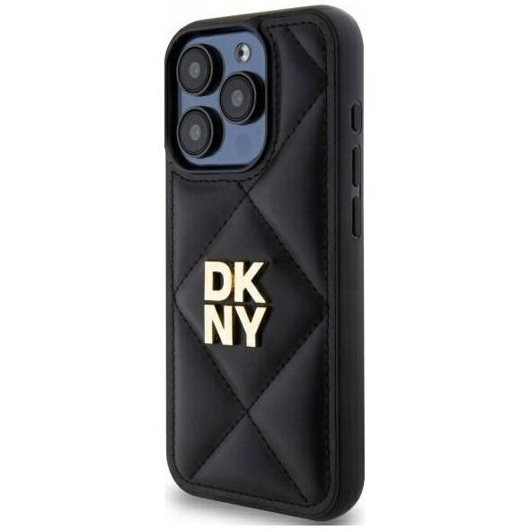 DKNY DKNY DKHCP15XPQDSLK iPhone 15 Pro Max 6.7" black/black Quilted Stack Logo