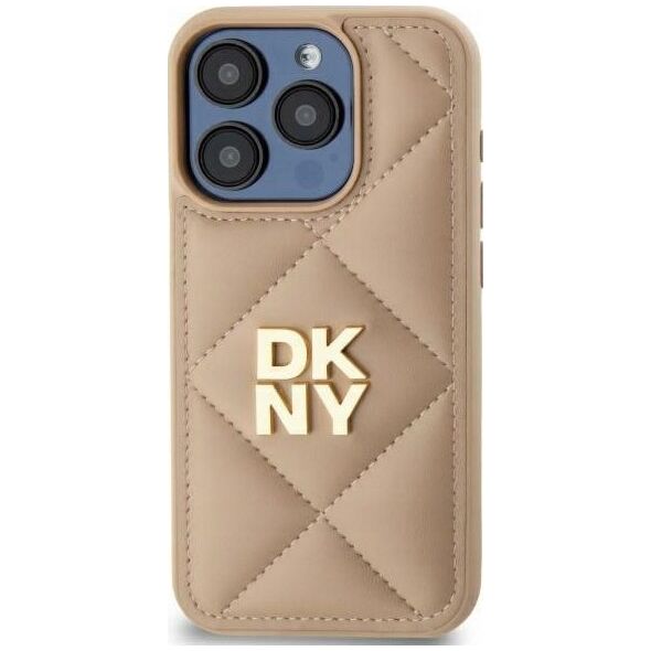 DKNY DKNY DKHCP14XPQDSLE iPhone 14 Pro Max 6.7" beige/beige Quilted Stack Logo