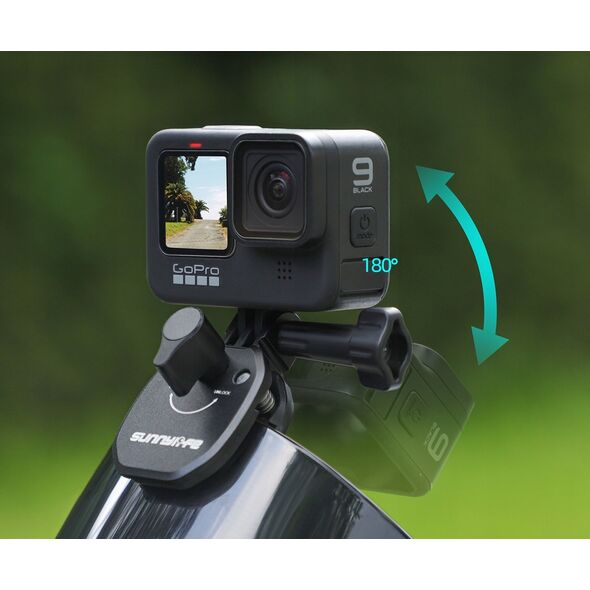 SunnyLife Uchwyt Mocowanie Na Szybę Motor Motocykl Do Gopro Sjcam Xiaomi Dji Insta360 / Zj846-d
