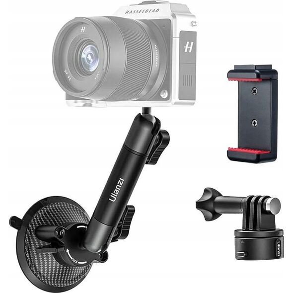 Ulanzi Przyssawka Uchwyt Szyba Monopod 13cm Aparat Kamera Telefon 1/4 Gopro / Ulanzi Zj01