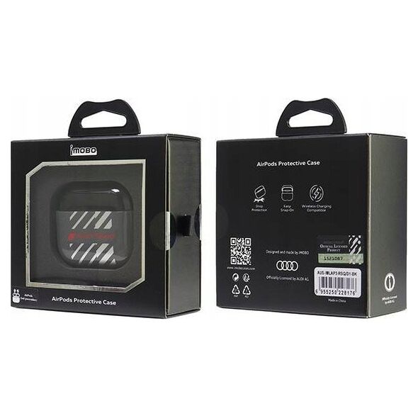 Audi Audi IML Sport AirPods 3 cover czarny/ black AUS-IMLAP3-RSQ/D1-BK