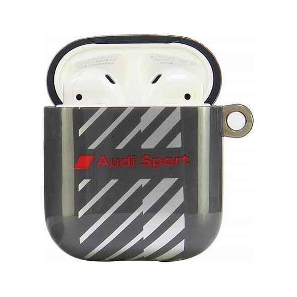 Audi Audi IML Sport AirPods 1/2 cover czarny/  black AUS-IMLAP-RSQ/D1-BK