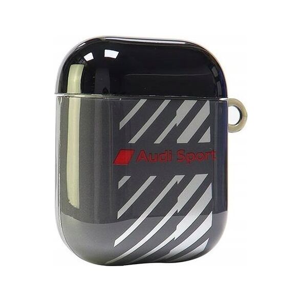 Audi Audi IML Sport AirPods 1/2 cover czarny/  black AUS-IMLAP-RSQ/D1-BK