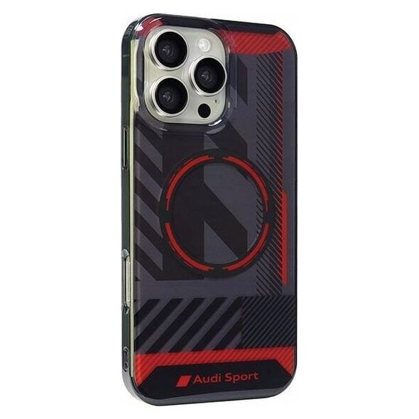 Audi Audi IML Sport MagSafe iPhone 16 Pro Max 6.9" czarny/black hardcase AUS-IMLMIP16PM-RSQ/D2-BK