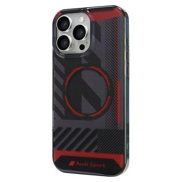 Audi Audi IML Sport MagSafe iPhone 16 Pro Max 6.9" czarny/black hardcase AUS-IMLMIP16PM-RSQ/D2-BK