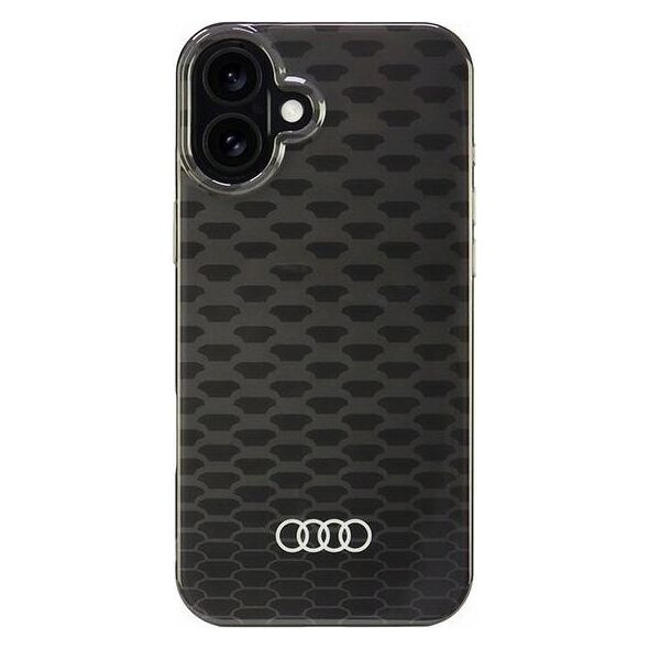 Audi Audi IML Stitching Pattern MagSafe iPhone 16 Plus 6.7" czarny/black hardcase AU-IMLMIP16M-Q5/D3-BK