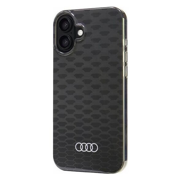 Audi Audi IML Stitching Pattern MagSafe iPhone 16 Plus 6.7" czarny/black hardcase AU-IMLMIP16M-Q5/D3-BK