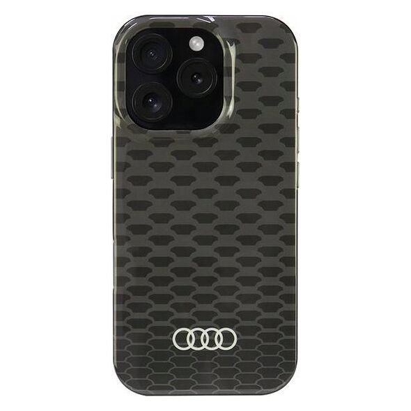 Audi Audi IML Stitching Pattern MagSafe iPhone 16 Pro 6.3" czarny/black hardcase AU-IMLMIP16P-Q5/D3-BK