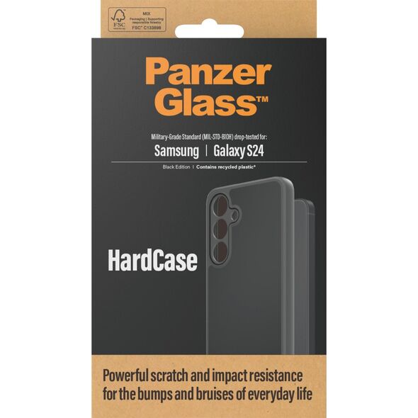 PanzerGlass PanzerGlass HardCase Sam S24 S921         Military grade czarny/black 1219