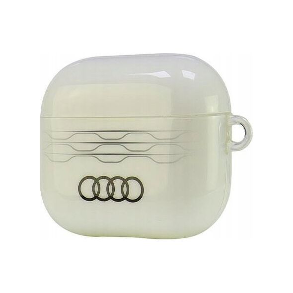 Audi Audi IML Geometric Pattern AirPods 3 cover biały/white AU-IMLAP3-A6/D3-WE