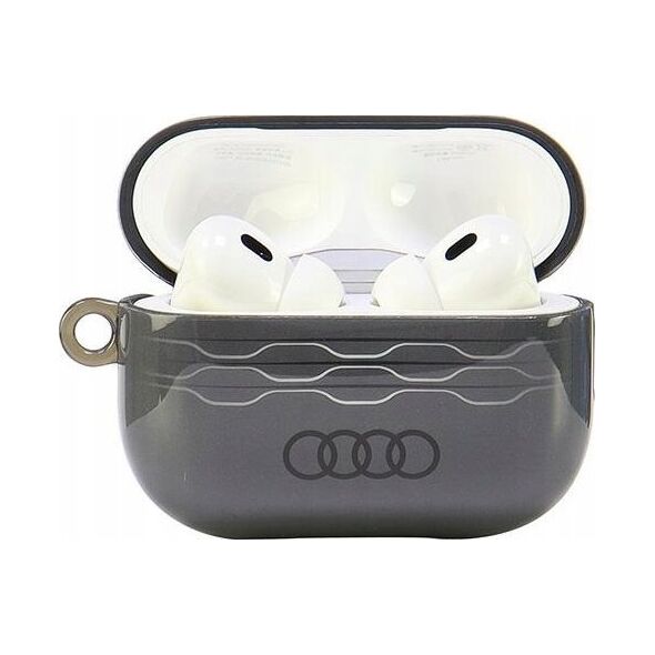 Audi Audi IML Geometric Pattern AirPods Pro 2 cover szary/gray AU-IMLAPP2-A6/D3-GY