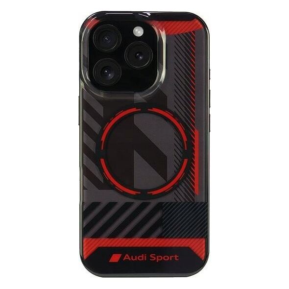Audi Audi IML Sport MagSafe iPhone 16 Pro 6.3" czarny/black hardcase AUS-IMLMIP16P-RSQ/D2-BK