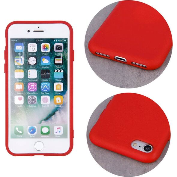 nemo Etui SAMSUNG GALAXY M55 5G Silicone Case Elastyczne Silikonowe czerwone
