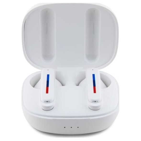 Słuchawki BMW BMW słuchawki Bluetooth BMBEMIATP20LOH    TWS + stacja dokująca biały/white Printed Logos