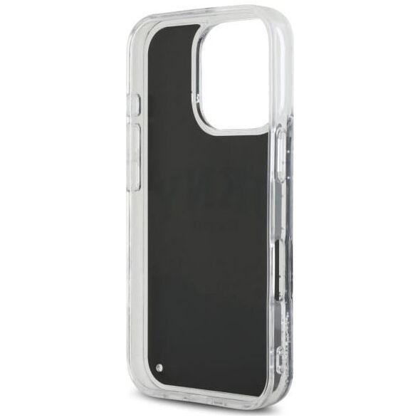 DKNY DKNY DKHCP16LLBNAEK iPhone 16 Pro 6.3"    czarny/black hardcase Liquid Glitter Arch Logo