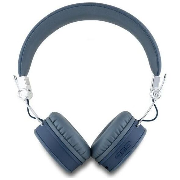 Słuchawki Guess Guess Bluetooth ENC GUBH70PGTSPSB blue/blue Grained Classic Round Shape