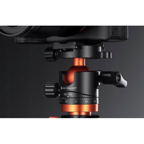 Głowica Kf Głowica Kulowa PANORAMICZNA 3D 16kg Aluminium Arca Swiss / K&F CONCEPT / BH-36L