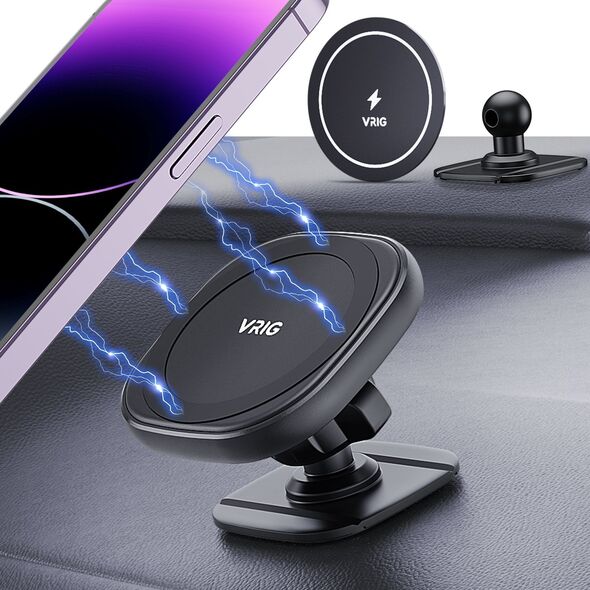 VRIG Uchwyt Samochód Magnetyczny Magnes Przylepiec Magsafe Do Telefonu Telefon / Mg-06