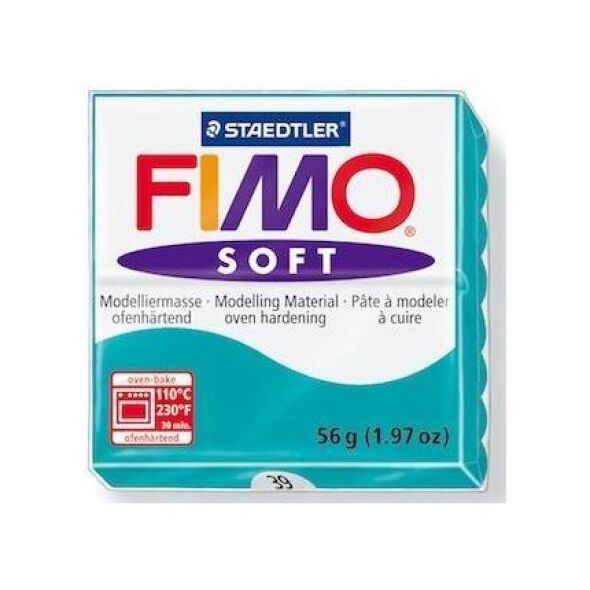 Staedtler Masa Fimo Soft 56g 39 turkusowy (185279) 1487420 4006608809591