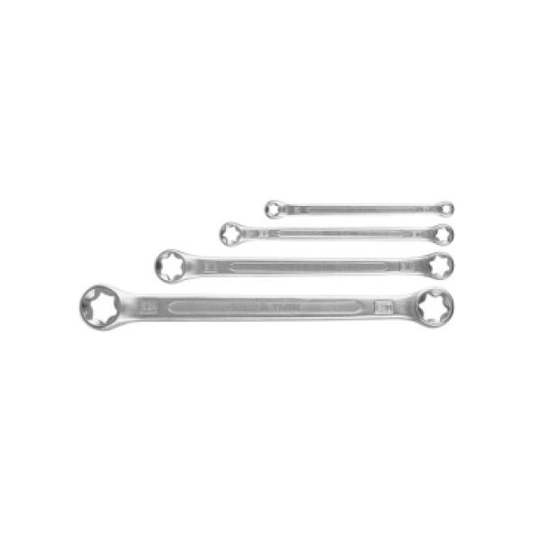 Yato Zestaw kluczy oczkowych dwustronnych torx E6-E24 4szt. (YT-0530) 3021643 5906083905308