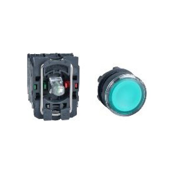 Schneider Electric Przycisk sterowniczy podświetlany 22mm samopowrotny zielony 1Z/1R (XB5AW33M5) 3346701 3389110904086