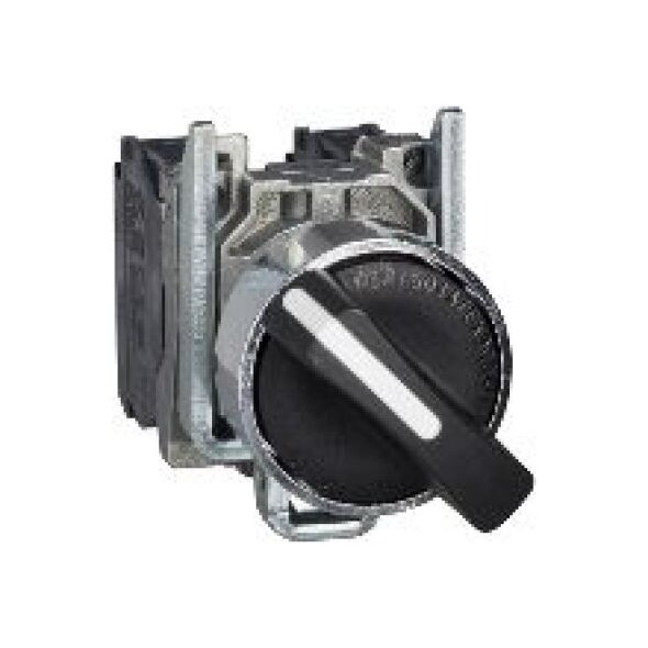 Schneider Electric Przełącznik 3 położeniowy pokrętło 22mm czarny 2Z bez samopowrotu (XB4BD33) 3346844 3389110887099