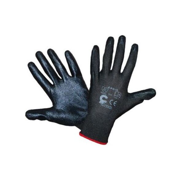 Rękawice robocze Bird Black czarne rozmiar 11 (R446CZ11) 3369881 5901832508342