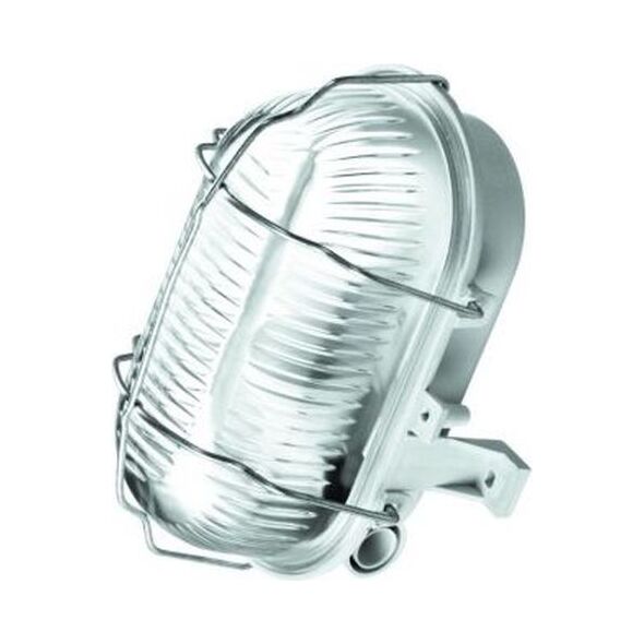 Lena Lighting Oprawa kanałowa Oval 1 x 60W E27 IP44 biała (321177) 3375611 5905963713200