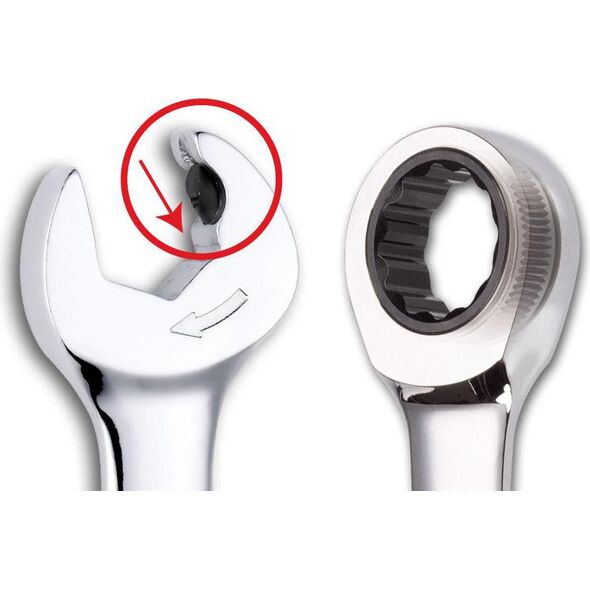 SATA Klucz płasko-oczkowy z grzechotką 16mm (S43612) 3377670 7891645136277