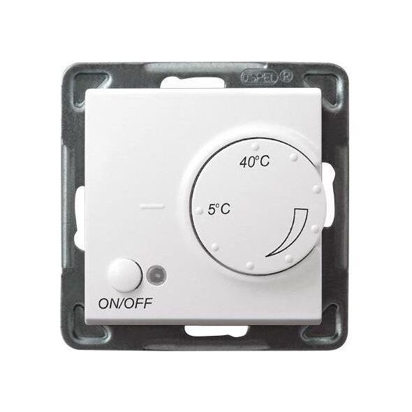 Ospel SONATA Regulator temperatury czujnik napowietrzny biały (RTP-1RN/m/00) 3380711 5907577461188