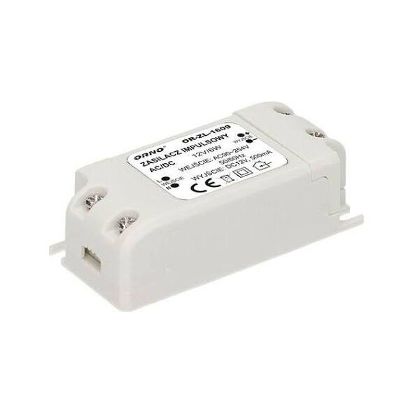 Orno Zasilacz LED 12V DC 6W 0,5A IP20 (OR-ZL-1609) 3383963 5901752486799