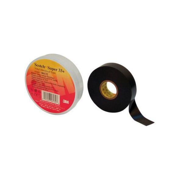 3M Taśma izolacyjna 25 mm x 33m PVC Scotch 33 czarna (80012023059) 3395364 5902658700859
