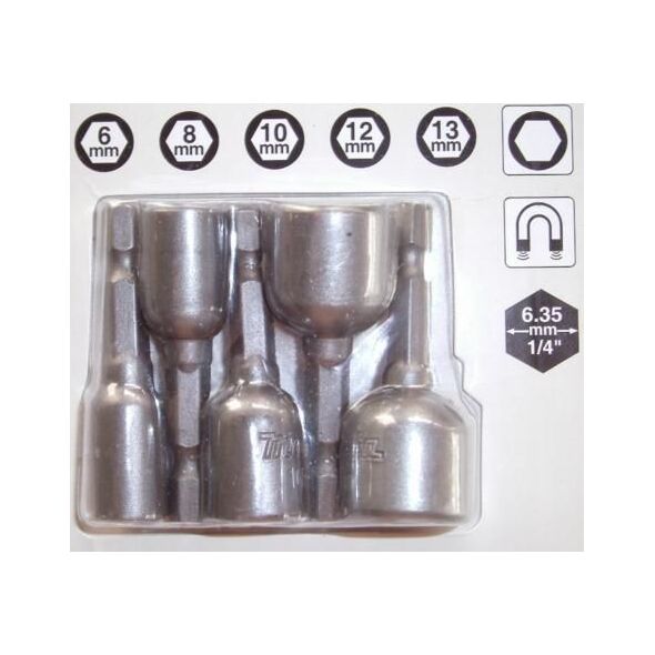 Makita MAKITA ZEST.NASADEK MAGNETYCZNYCH 5szt. MB-39154 - B-39154 3398925 88381433617