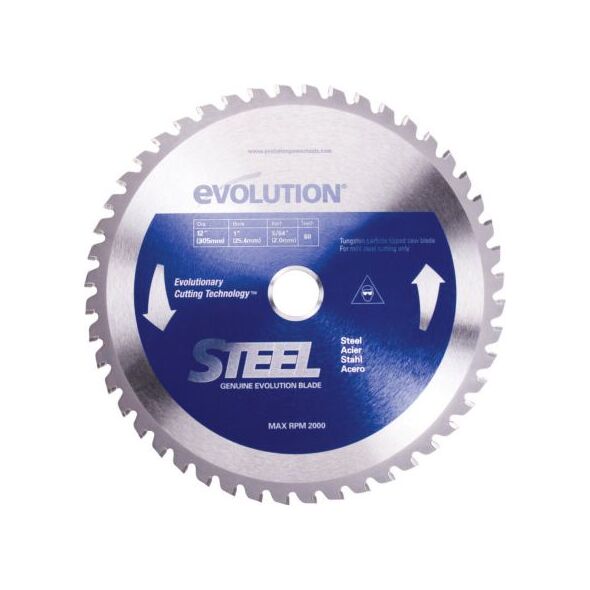 Evolution Piła widiowa TCT do cięcia stali 305mm 60z (EVO-305-60-S) 3399261 849713000491