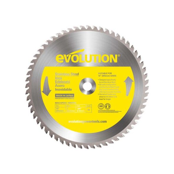 Evolution Piła widiowa TCT do cięcia stali nierdzewnej 355mm 90z (EVO-355-90-SN) 3399264 849713021205