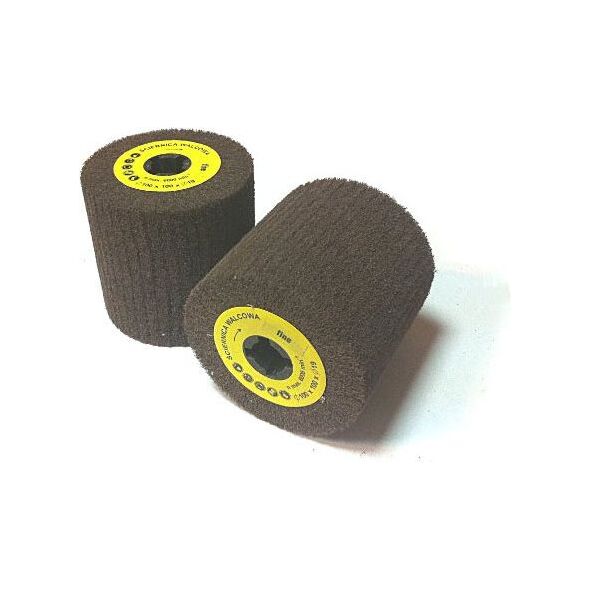 Glob Ściernica listkowa walcowa z włókniny 100 x 100 x 19mm MEDIUM (GLOB-SLW-10019-MEDIUM) 3399587 5903707501649