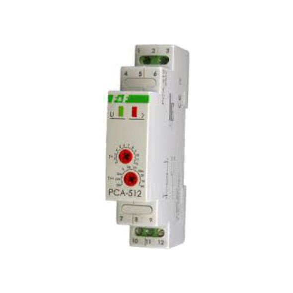 F&F Przekaźnik czasowy 1P 10A 0.1sek-576h 24V AC/DC (PCA-512 24V) 3405604 5908312595571