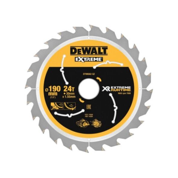 Dewalt Piła tarczowa 190x30mm - DT99562-QZ 4006100 5035048542194