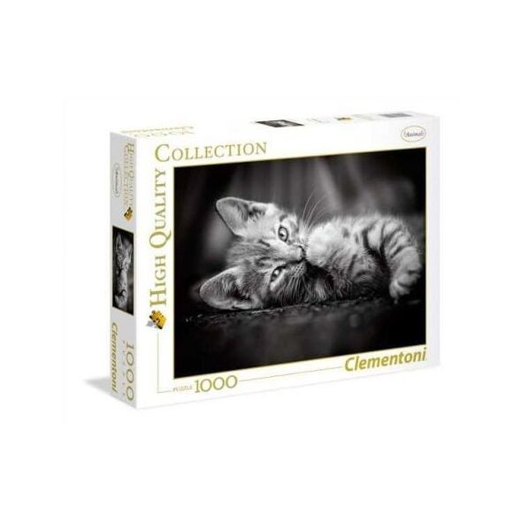 Clementoni Puzzle 1000 elementów - High Quality Collection. Kitty (39422 ) 4007095 8005125394227