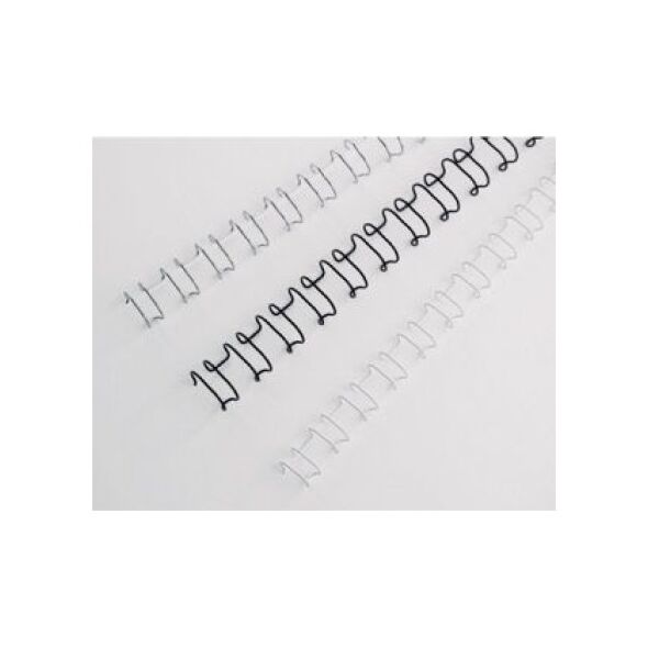 Acco Oprawy drutowe MultiBind 6 mm, srebrne (100) - IB160431 4008442 13465160431