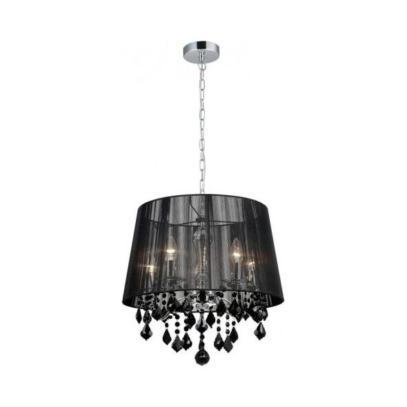 Lampa wisząca Italux klasyczna czarny  (MDM-2572/5 BK) 4107504 5900644310280