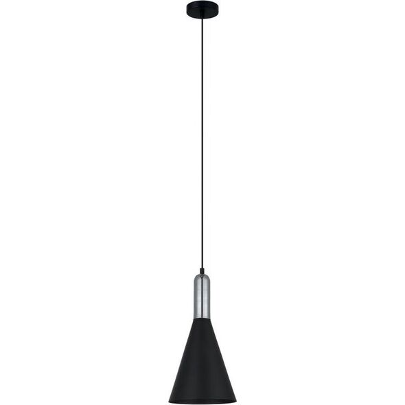 Lampa wisząca Italux Khaleo nowoczesna czarny  (MDM-3030/1 BK+CR) 4107542 5900644331841