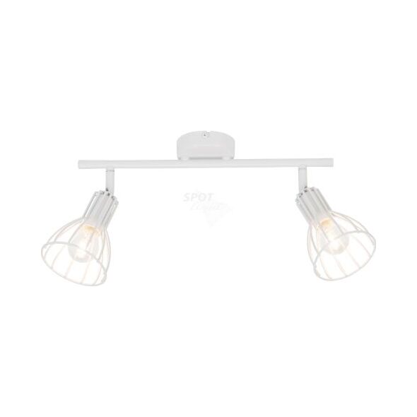Lampa sufitowa SPOT Light Lampa oprawa Megan 2x60W E14 biała (2743202) 4161953 5901602348932