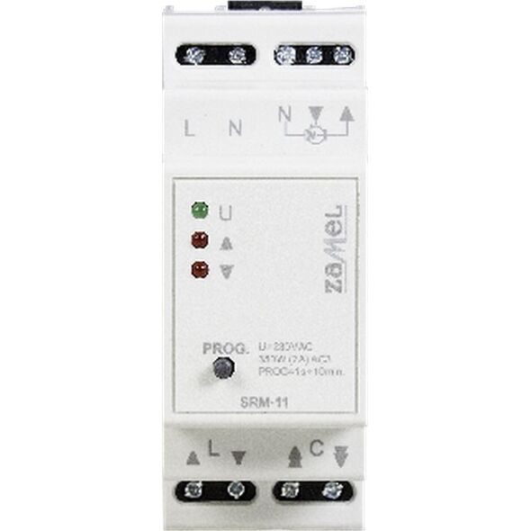 Zamel Modułowy sterownik do rolet uniwersalny 230V AC TYP SRM-11 EXT10000232 - EXT10000232 4202737 5903669139874