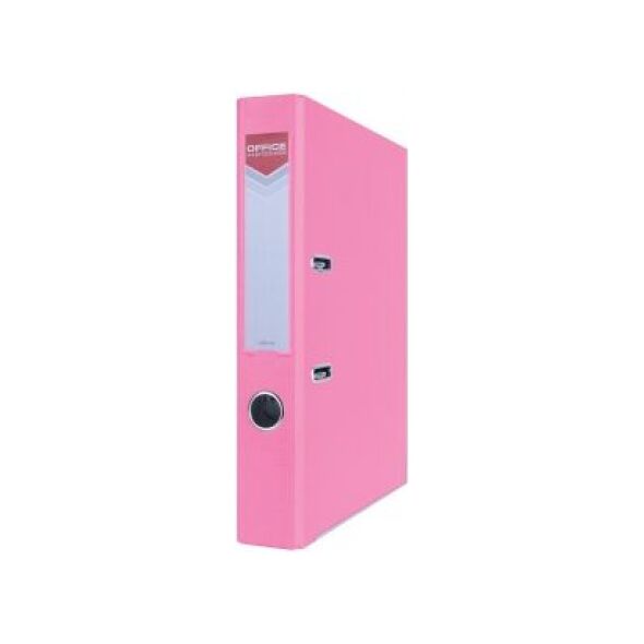 Segregator Office Products Officer dźwigniowy A4 55mm różowy (PBSX0814) 4588492 5901503651964