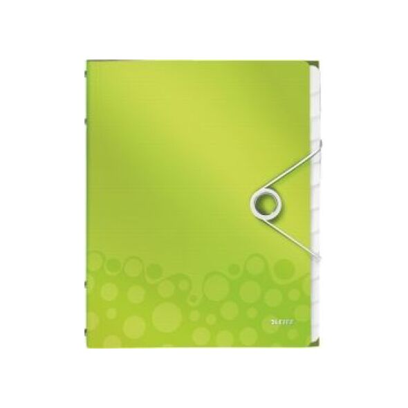 Esselte Teczki z 12 przegródkami Leitz Wow zielony (4634-00-64) 4638844 4002432106325